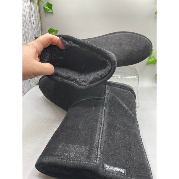 NEW Bearpaw Dorado Black Womans Winter Warm Boots 10 - Picture 5 of 9